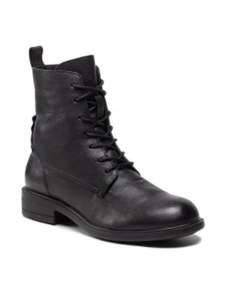 Členkové čižmy GEOX D Catria A Black