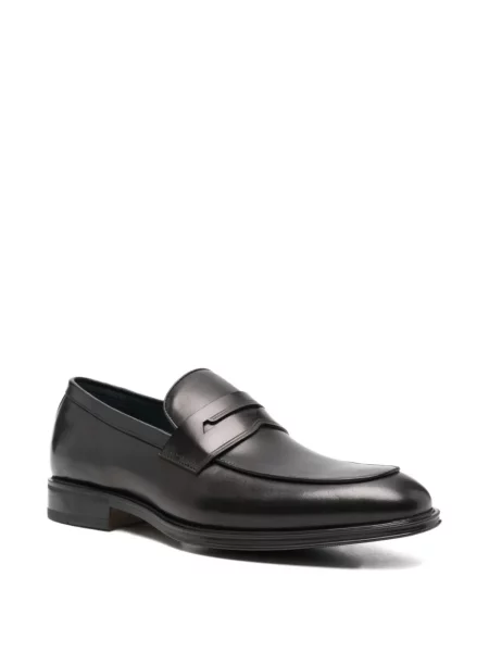 Pantofi loafer Sergio Moretti Firenze din piele negru