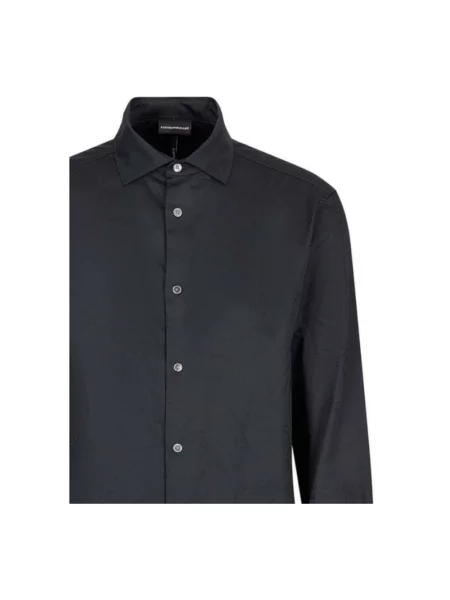 Koszula Emporio Armani niebieska