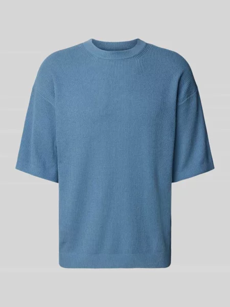 Koszulka dzianinowa z dekoltem w łódkę model KALEB' Jack & Jones Premium