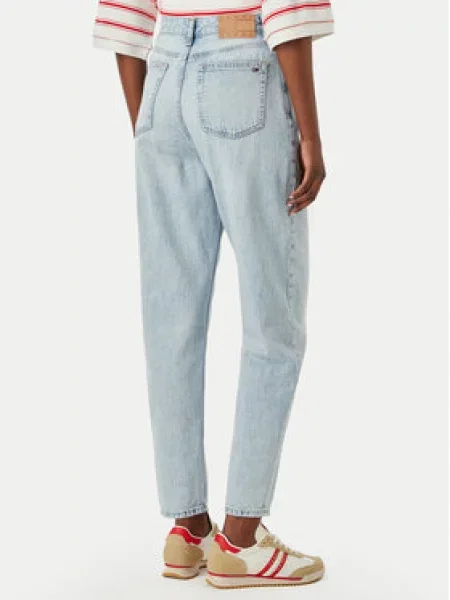 Tommy Jeans mom fit traperice za žene plava