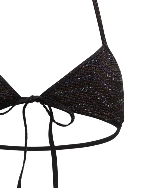 Bikini Missoni cu paiete negru