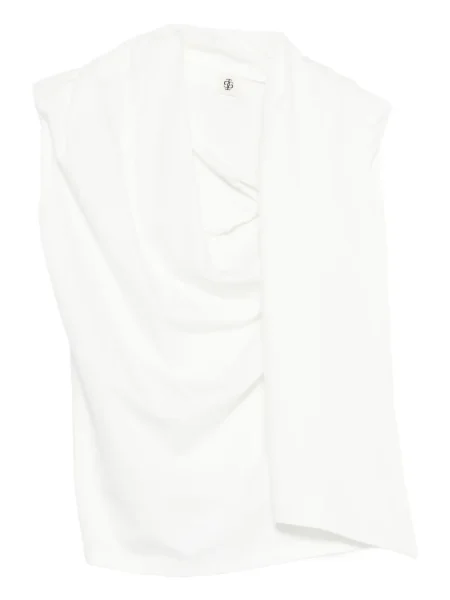 Bluză The Garment drapată alb
