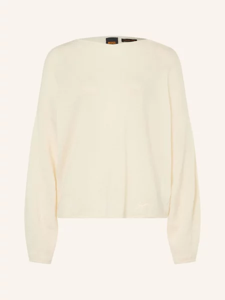 Boss Sweter Folletto Z Alpaki weiss