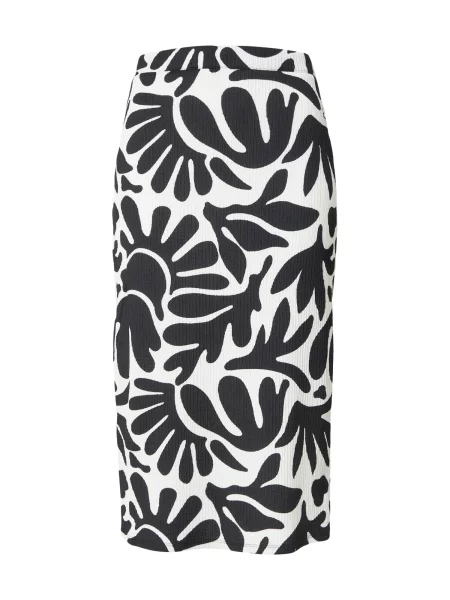 ZABAIONE Fustă negru alb