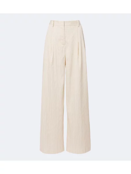 Pantaloni Simkhai cu dungi alb