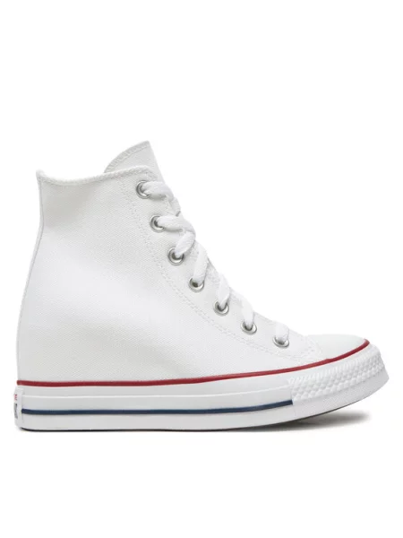 Кеды Converse на платформе белые