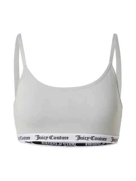 Juicy Couture Nedrček svetlo siva / črna bela