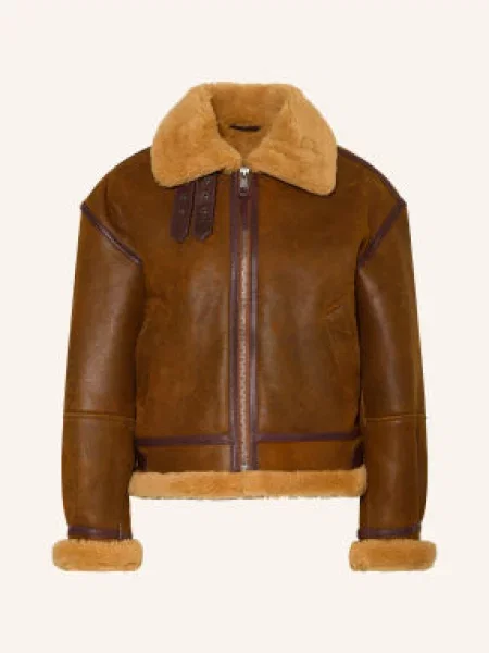 Tommy Hilfiger Kurtka Skórzana braun
