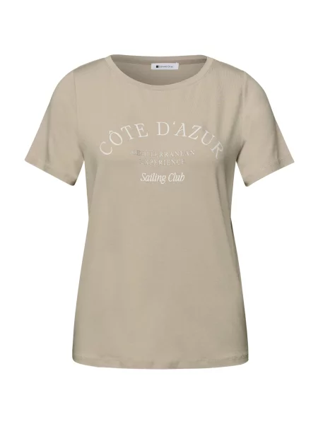 STREET ONE Tricou bej alb