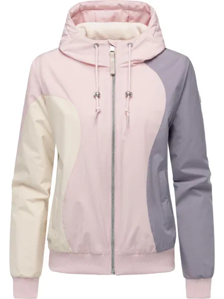 Ragwear Geacă funcțională Oggie Youmodo crem / mov liliachiu roz