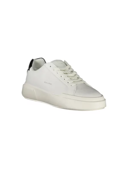Sneakersy Calvin Klein skórzane białe