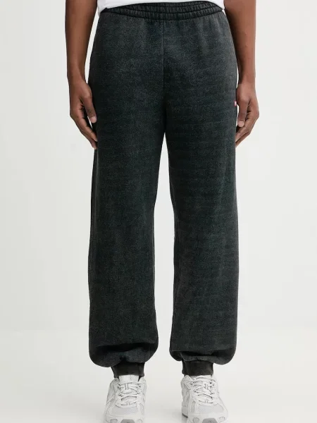 Diesel pantaloni de trening P-MARKY-CUFF melanj negru