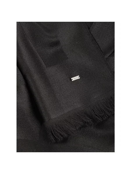 Szal Saint Laurent wełniana czarna