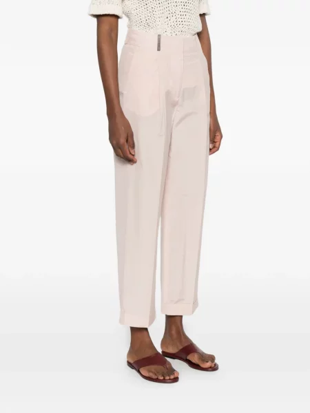 Pantaloni Peserico roz