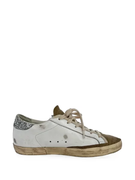 Sneakerși Golden Goose zdrențuiți alb