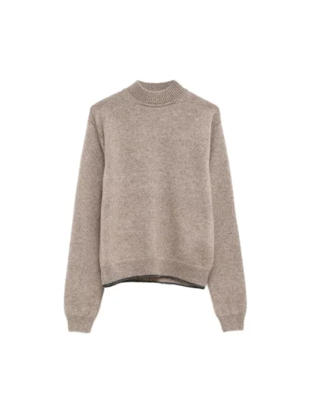 Sweter Jacquemus beżowy