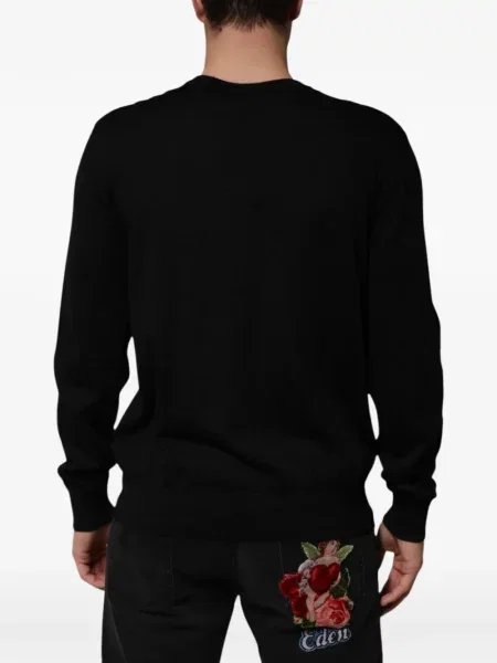 Pulover Dolce & Gabbana cu imagine negru