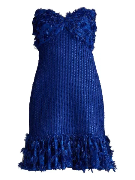 Rochie Tadashi Shoji fără bretele albastru