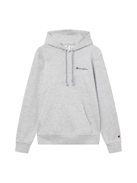 Bluza z kapturem Champion z kapturem z logo szara