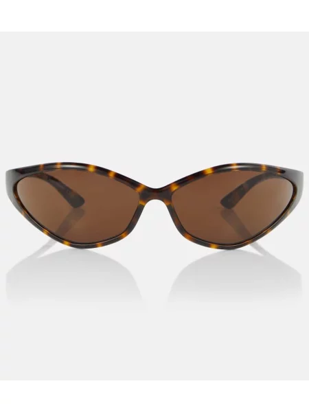 Ochelari de soare Balenciaga Ski alb