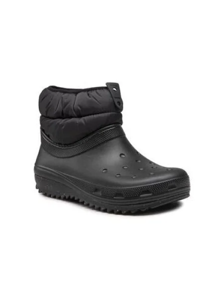 Crocs Botine Classic Neo Puff Shorty Boot W negru