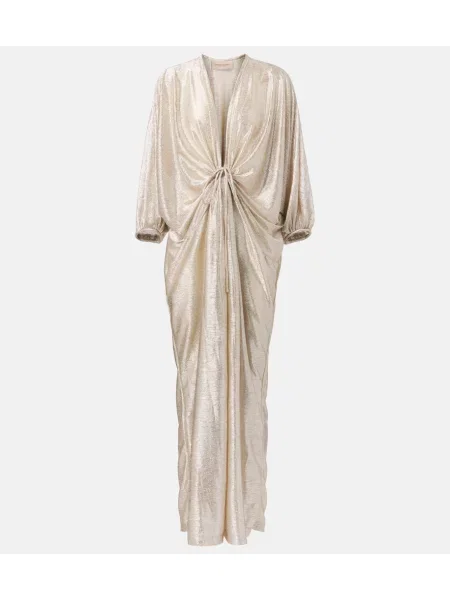 Šaty Adriana Degreas strieborná