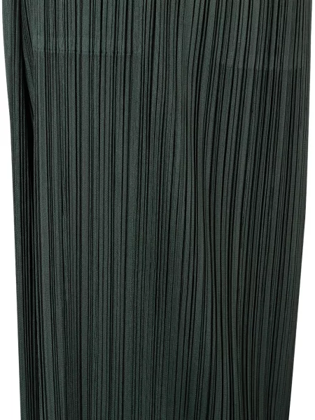 Pantaloni Pleats Please Issey Miyake verde