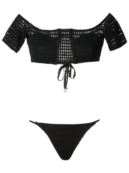 Bikini Amir Slama tricotate negru