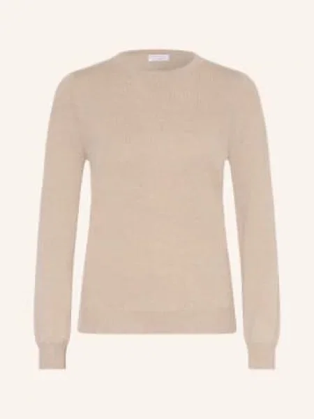 Brunello Cucinelli Sweter Z Kaszmiru beige beżowy