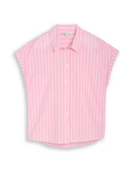 TOM TAILOR DENIM Bluză roz alb