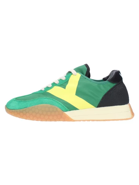 Sneakersy Kehnoo zamszowe zielone