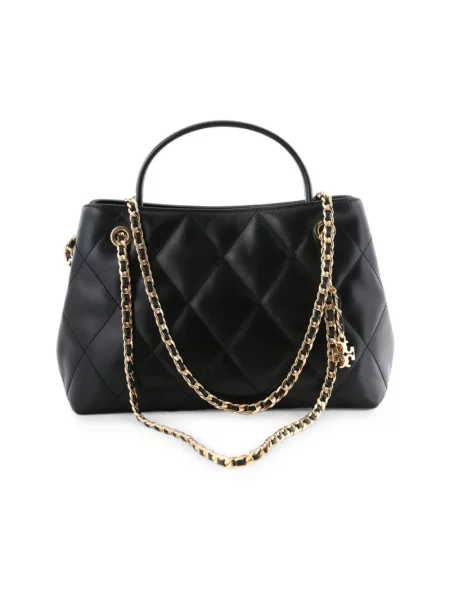 Torebka Tory Burch skórzana czarna