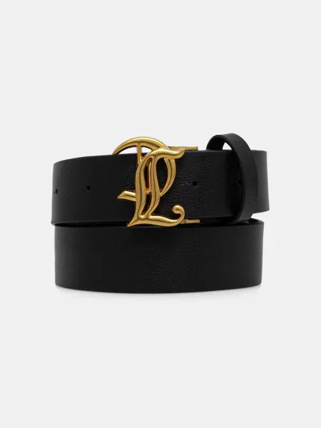 Juicy Couture Kožni remen JC crna