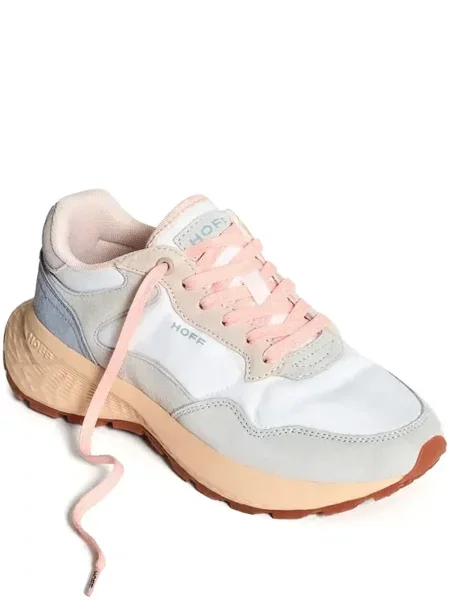 Sneakersy Hoff sznurowane koronkowe szare