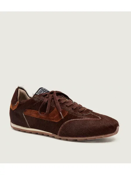 AllSaints Teniși din piele Liam maro