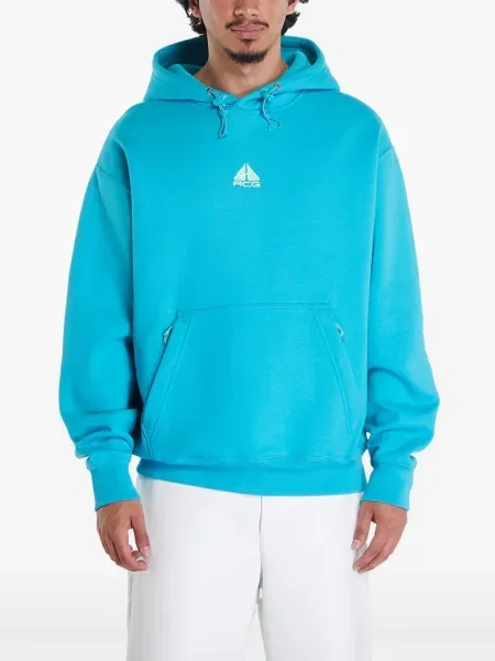 Top sport Nike din fleece plisat fără mâneci alb