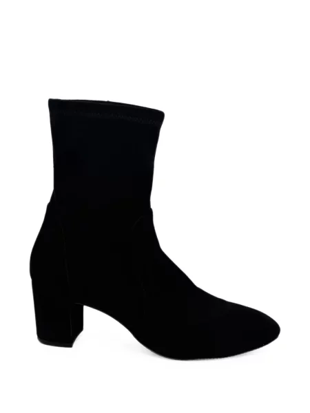 Cizme scurte Stuart Weitzman din piele de căprioară negru