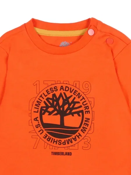 Koszulka dziecięca Timberland pomarańczowa