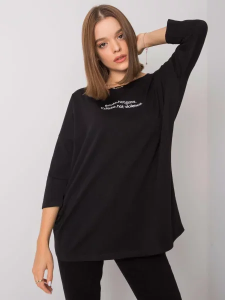 Bluză Fashionhunters negru