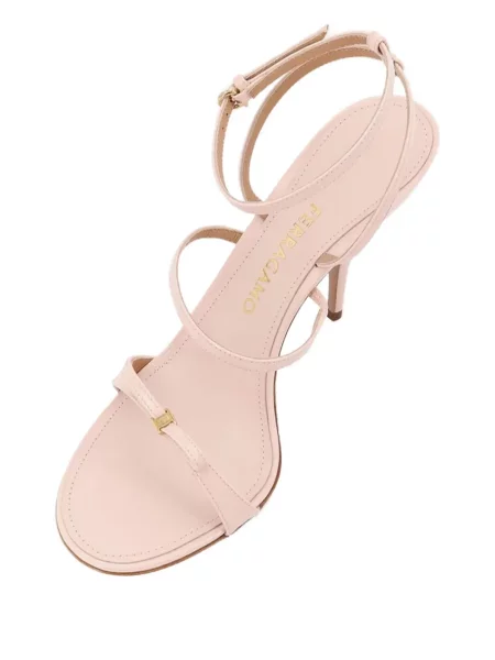 Sandale Ferragamo cu funde roz