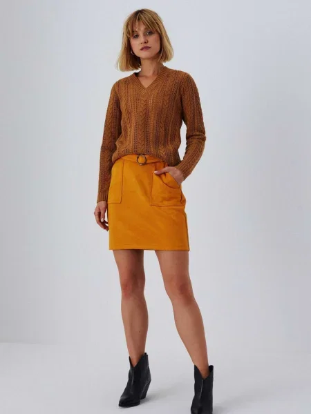 A-vonalú szoknya Marisse fehér