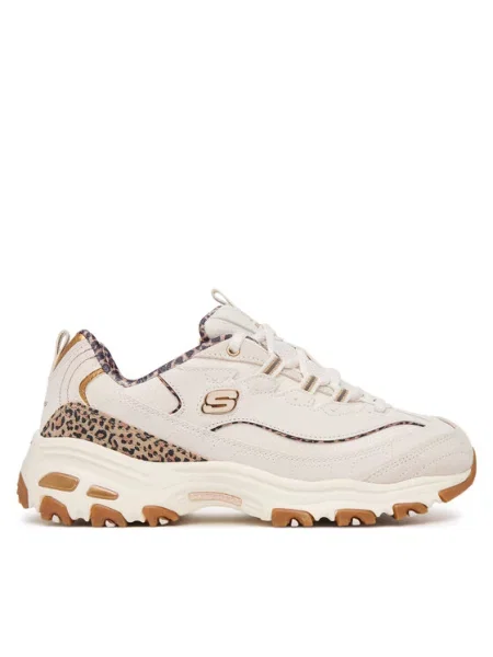 Skechers Sneakersy D'Lites Wild Charm Kremowy
