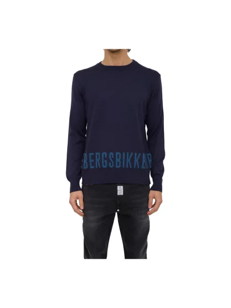 Sweter Bikkembergs niebieski
