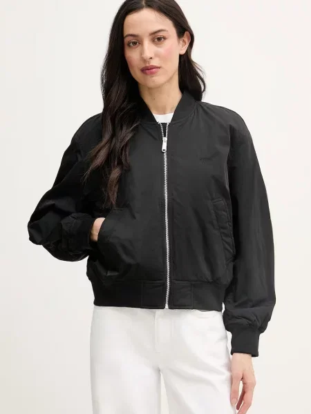 Calvin Klein Jeans geacă bomber pentru femei negru