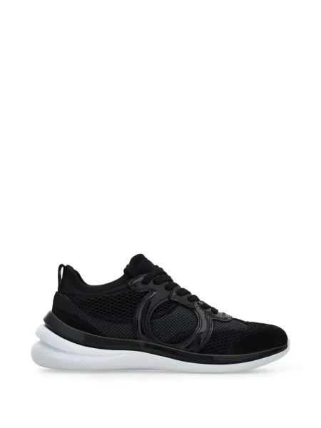 Sneakerși Ferragamo plasă negru