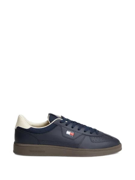 Sneakerși Tommy Hilfiger cu autograf albastru