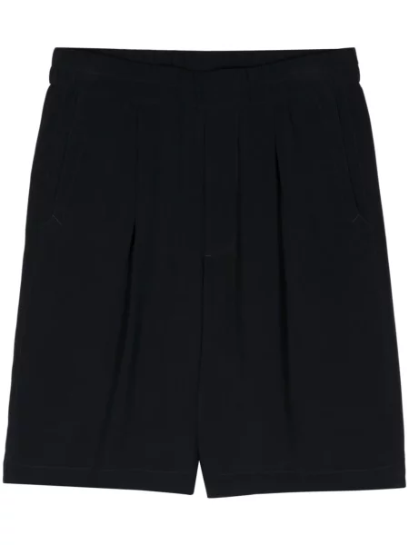 Pantaloni scurți Giorgio Armani plisate albastru