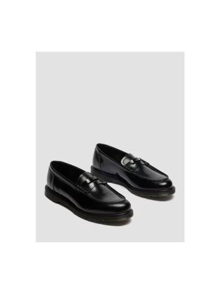 Półbuty Dr. Martens skórzane czarne