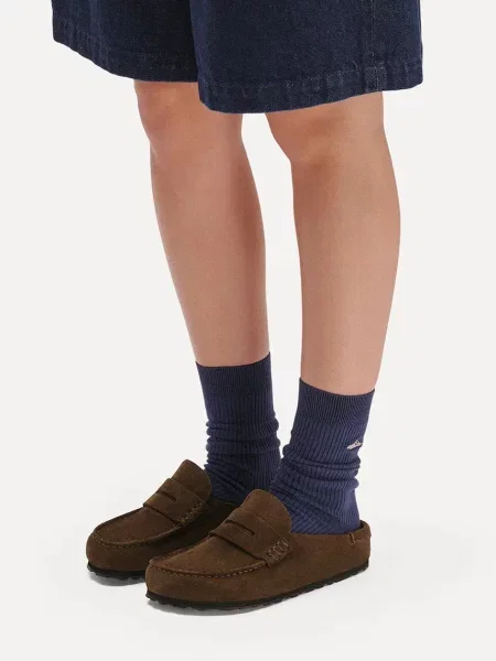 Замшевые мокасины Birkenstock